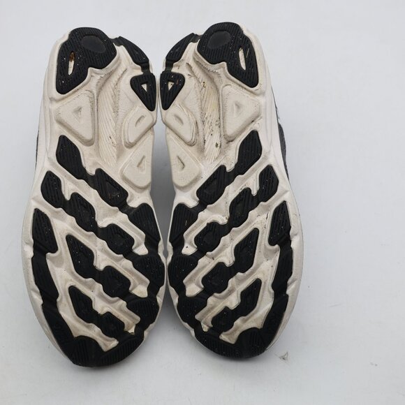 Hoka Clifton 9 Women's 7 B Athletic Performance Running Sneakers Black White - Picture 7 of 9
